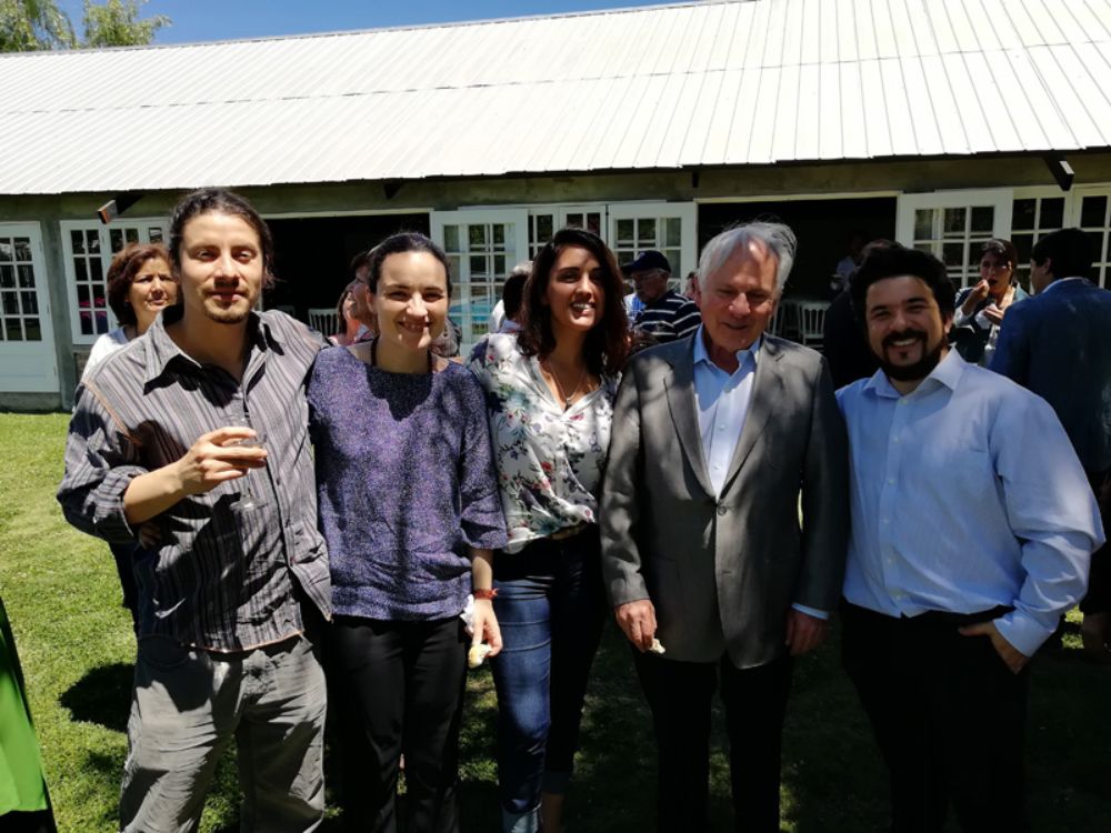 El equipo técnico de la Facultad de Ciencias Agronómicas y el Decano Roberto Neira.