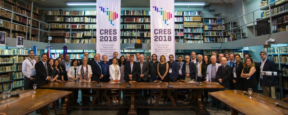 Durante dos jornadas, autoridades de universidades de América Latina y el Caribe junto con referentes académicos, representantes de asociaciones, sindicatos y organizaciones estudiantiles