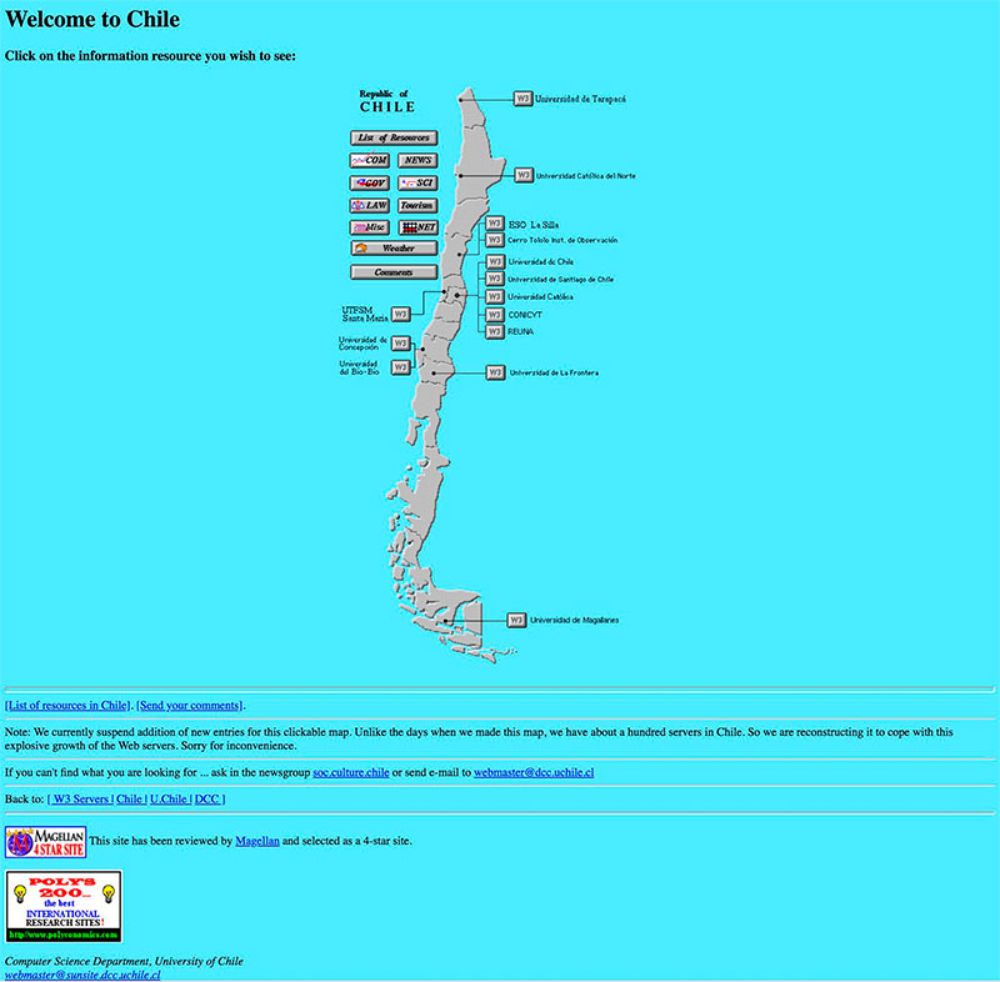 José Flores fue el estudiante de pregrado responsable del proyecto que culminó con el desarrollo de la primera página web de Chile y Latinoamérica hace 25 años.