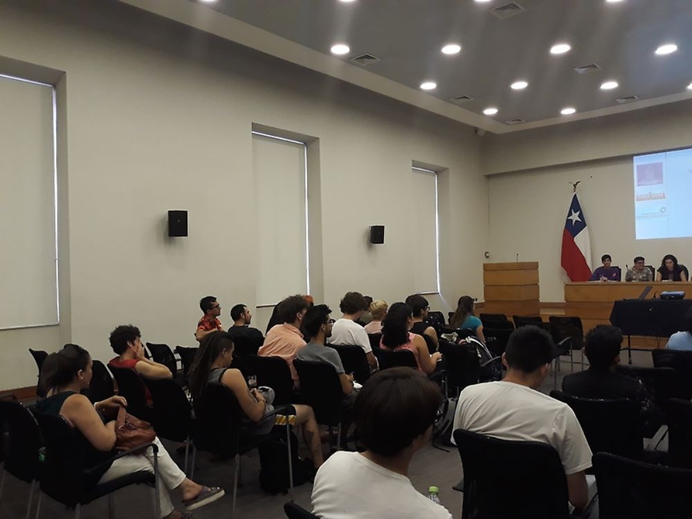 Asistentes al Coloquio Reflexiones y activismos en torno a la diversidad sexual y de género