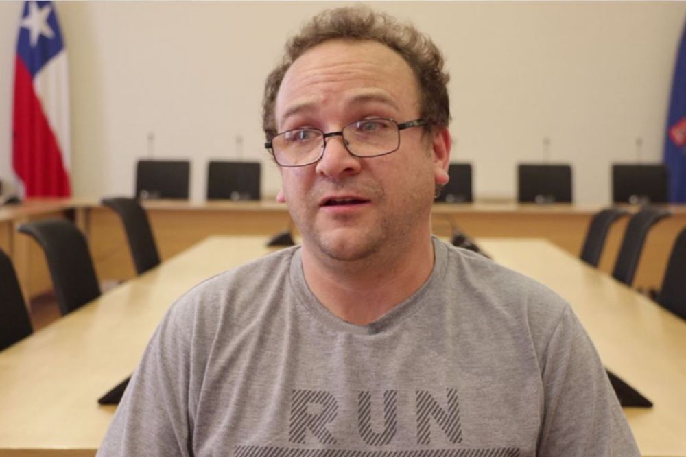 Miguel Pérez Bade, presidente de la Asociación de Funcionarios y Académicos de la U. de Aysén.  