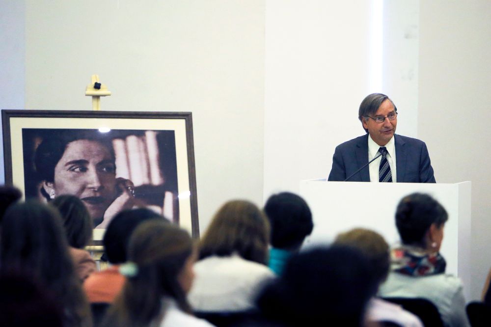 El gerente general de Editorial Universitaria, Gustavo Rivera.