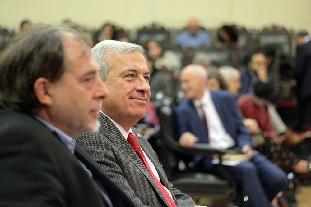 Los senadores Guido Guirardi, Ximena Rincón y Rabindranath Quinteros, también asistieron a la jornada.
