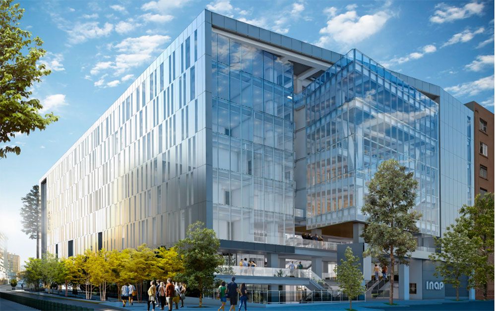 Vista exterior de cómo se proyecta el edificio desde la calle Ramón Carnicer, donde se ubicará el Instituto de Asuntos Públicos.