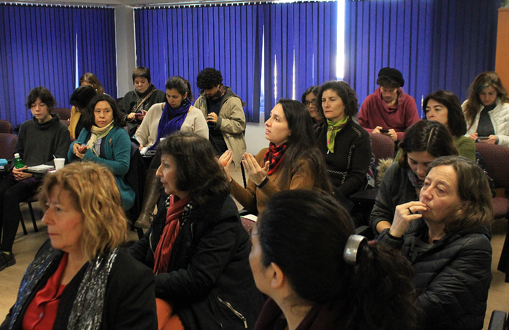 Personas que participaron de la última sesión de la Comisión de Diversidad Sexual y de Género.