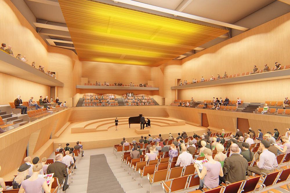 El diario La Nación de Argentina destacó la contratación de los ingenieros acústicos trasandinos Gustavo Basso y Rafael Sánchez en el diseño y construcción de esta sala de conciertos.