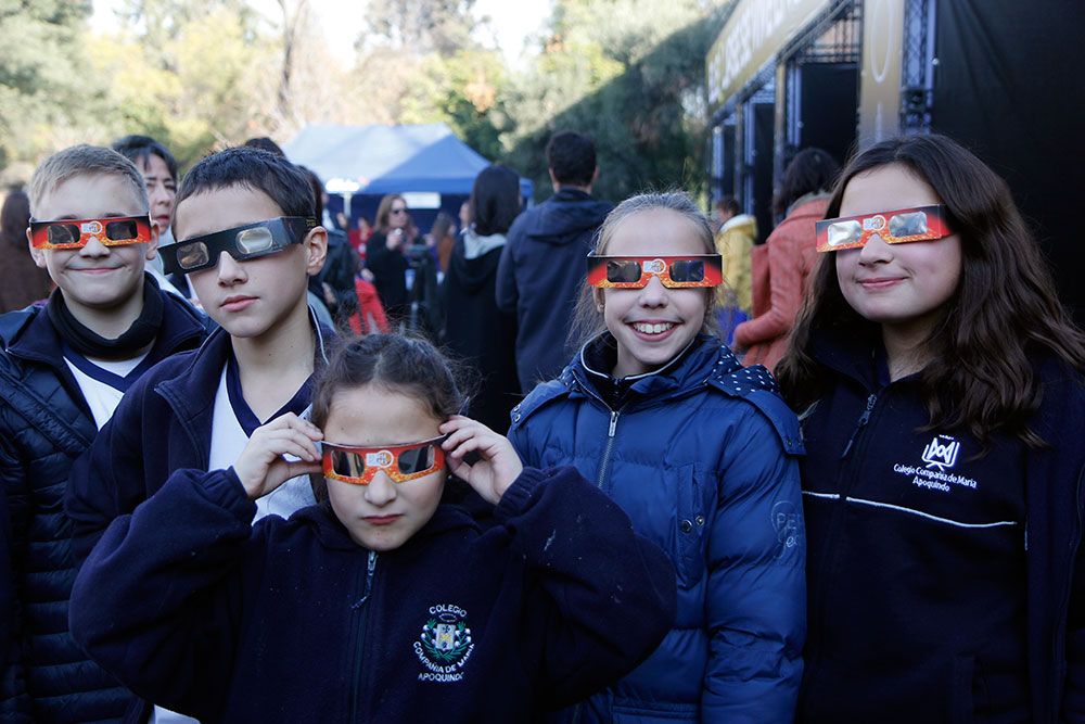 El encuentro fue un espacio para realizar preguntas sobre el eclipse por parte de las y los estudiantes que asistieron a la actividad.