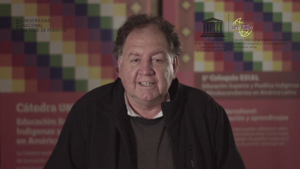 Amilcar Forno, presidente de la RIEDI (Fuente: youtube, UNTREF)