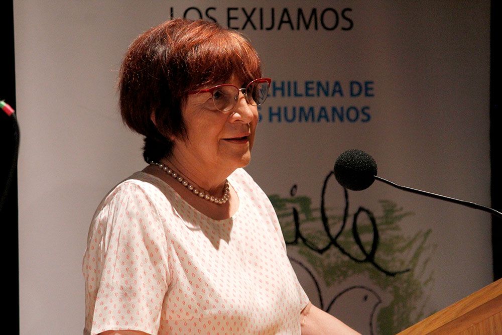 La abogada y diputada comunista, Carmen Hertz.
