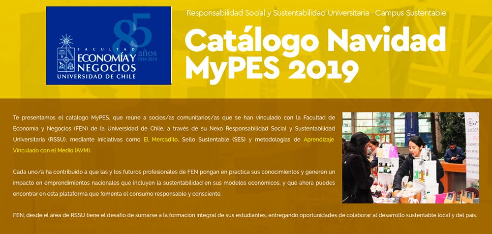 En el marco del estallido social, dos estudiantes de la FEN crearon un catálogo de emprendimiento sustentable con micro y pequeñas empresas con las que han trabajado durante su formación.