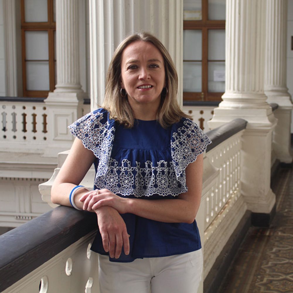 Anita Rojas, Jefa de la Unidad de Aprendizaje del Departamento de Pregrado.