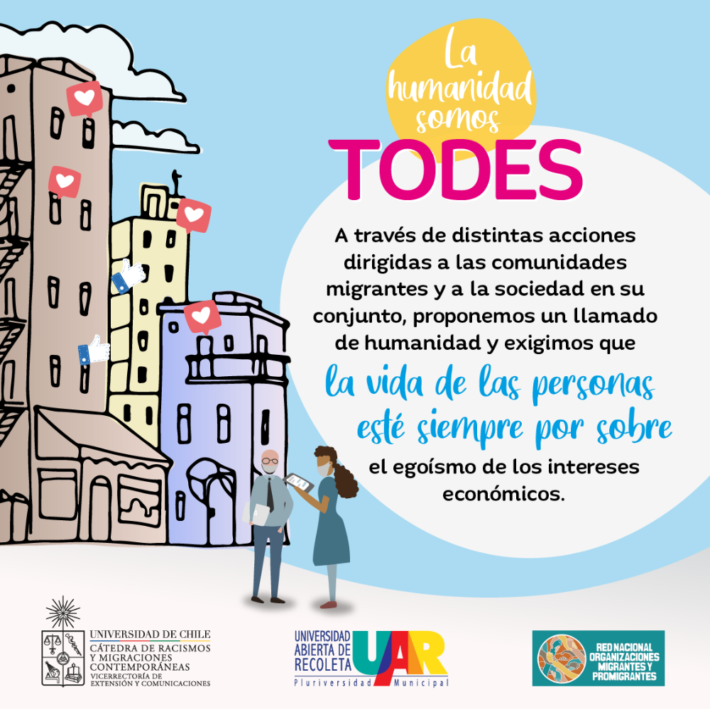 La campaña pretende informar y sensibilizar sobre la complicada situación sanitaria, fruto de la discriminación y la falta de documentos de identidad, a la que está expuesta la población migrante. 