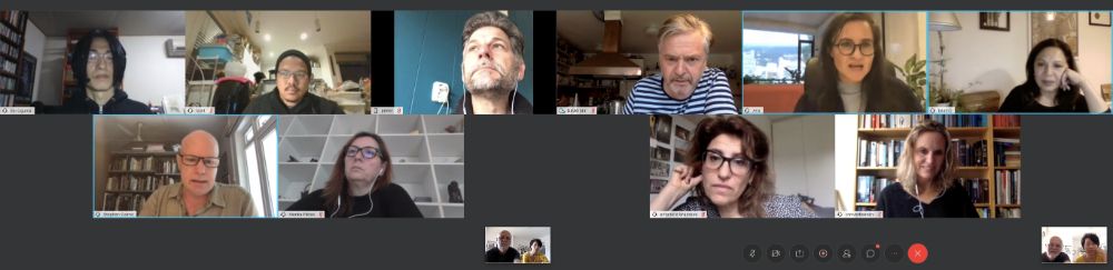 Sesión del encuentro "2020: un año sin espacio público bajo la pandemia de Covid-19".