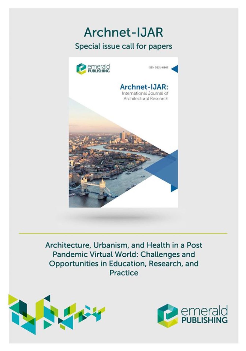 La Revista Archnet-IJAR contará con una edición especial de la cual la profesora Maturana será coeditora.