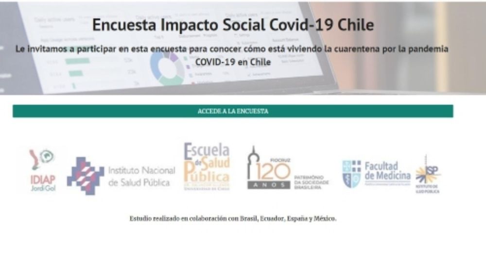 La encuesta de aplica a la población mayor de 18 años residente en Brasil, Chile, Ecuador, España y México.