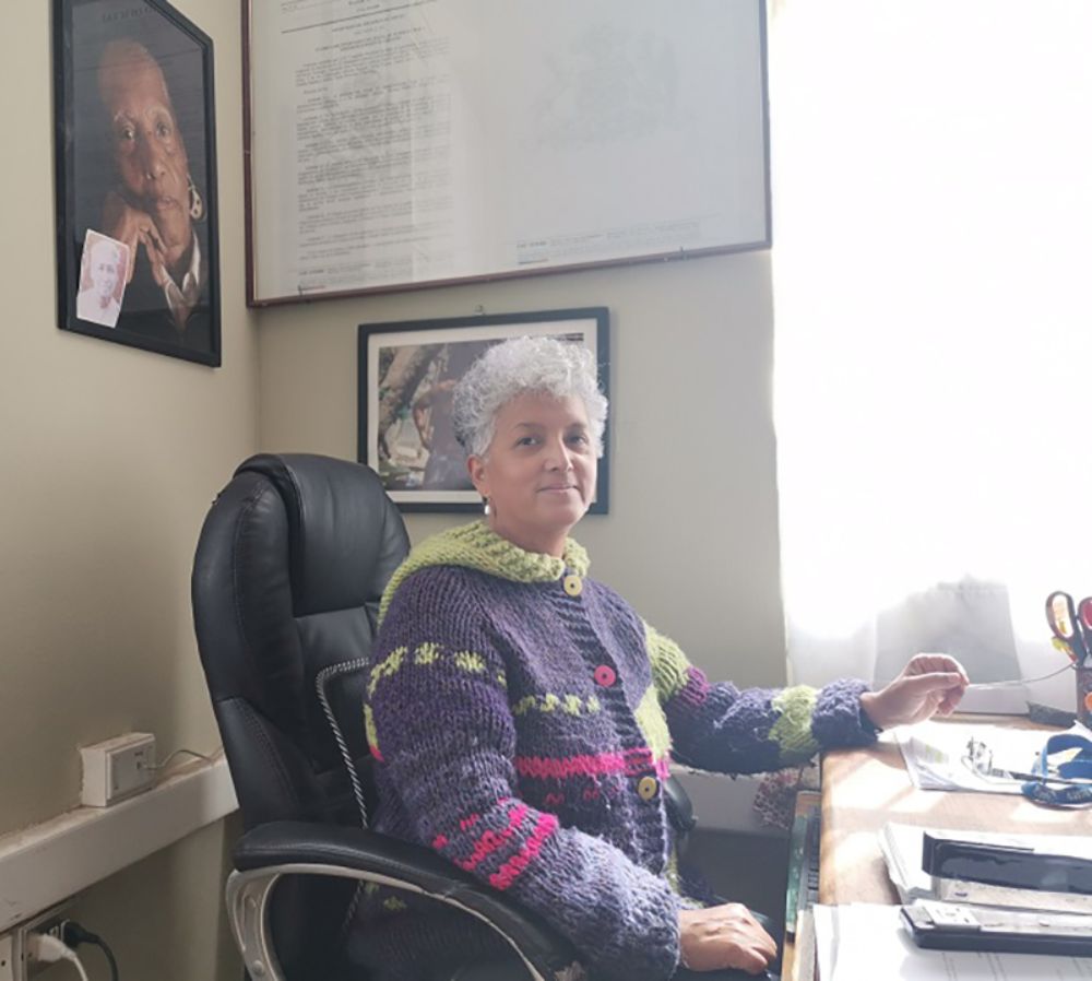 Milene González, del Colectivo de Mujeres Afrodescendientes Luanda de Arica.
