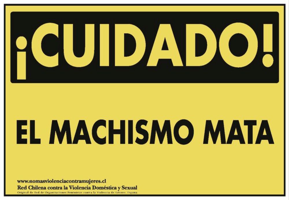 De la campaña "¡Cuidado! El machismo mata" de 2007.
