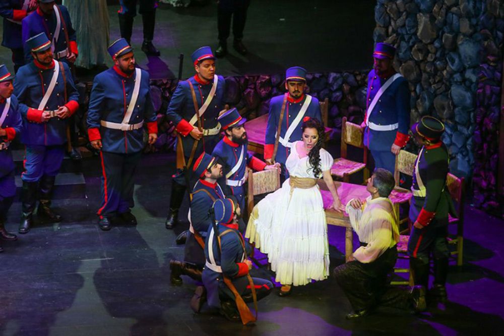 Carmen de Bizet, ópera que dirigió Singer en 2019, en el Teatro Municipal de Las Condes.