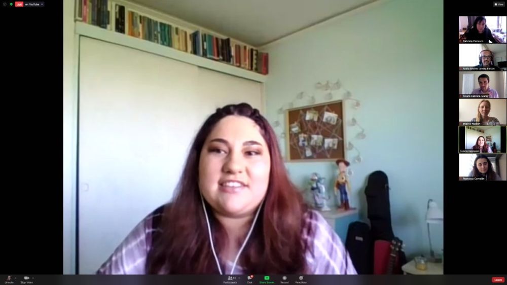 Camila Heymann recomendó generar espacios de conversación, replantearse la manera de hacer los cursos y procurar vincular la materia con la vida y/o la profesión