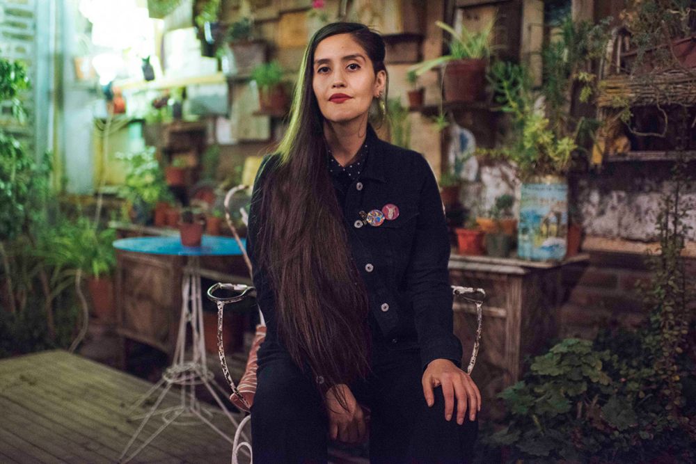 La escritora feminista mapuche Daniela Catrileo será la conferencista principal del encuentro. Foto: Raúl Goycolea.