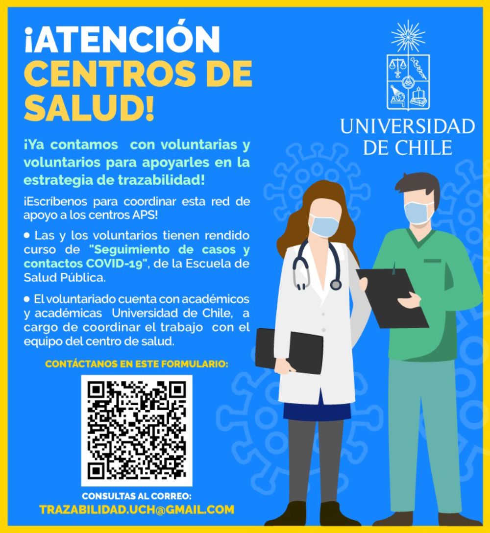 El equipo coordinador está convocando a los centros de salud que requieran este apoyo concreto para coordinar con las y los voluntarios. 