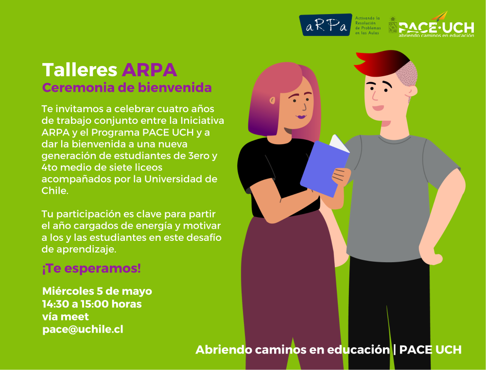 Más cien personas participaron de la actividad de bienvenida 2021 a los talleres Arpa PACE UCH