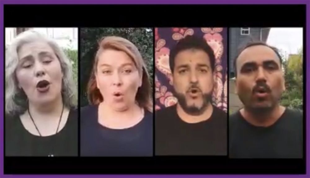 La actividad de lanzamiento contó con la presentación de la Camerata Vocal del Centro de Extensión Artística y Cultural (CEAC) de la U. de Chile.