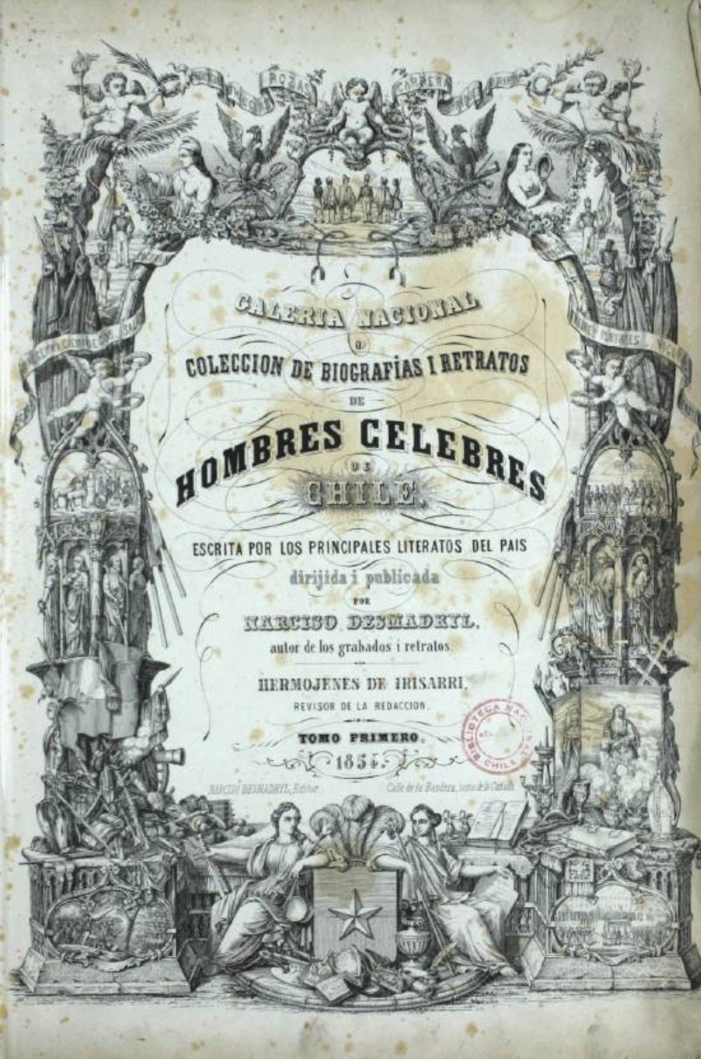 "Mujeres: Colección Nacional de Biografías. Edición ANTIPATRIARCAL" busca reversionar el texto "Galería Nacional o Colección de biografías y retratos de Hombres Célebres de Chile", de 1854.