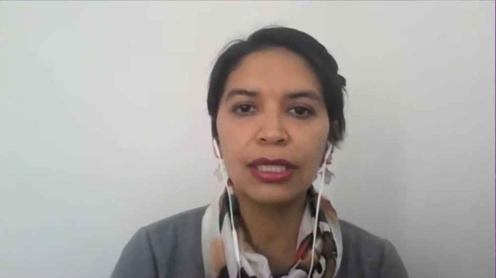 La convencional constituyente electa, Cristina Dorador, quien participó del proceso.