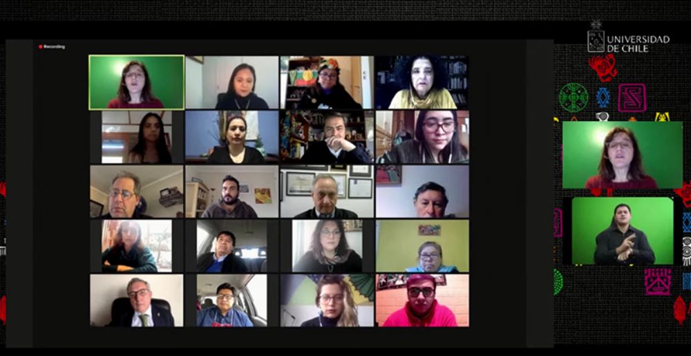 La ceremonia virtual del Wiñol Tripantu reunió a representantes de los pueblos Aymara, Rapa Nui y Mapuche de la Convención Constitucional.