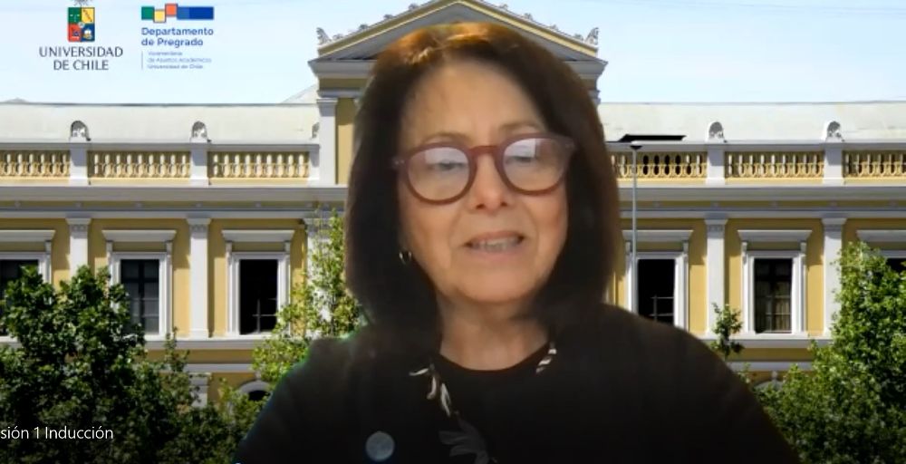 La directora Leonor Armanet, agradeció el interés y entregó una mirada panorámica de los lineamientos institucionales, referentes y enfoques de trabajo para la mejora del proceso formativo en la U.