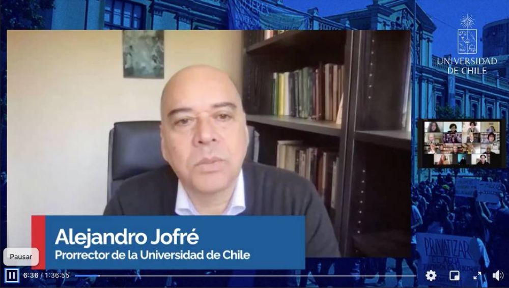 El prorrector Alejandro Jofré destacó que este seminario es sólo el inicio de las actividades que el GT del CCI se encuentra preparando.