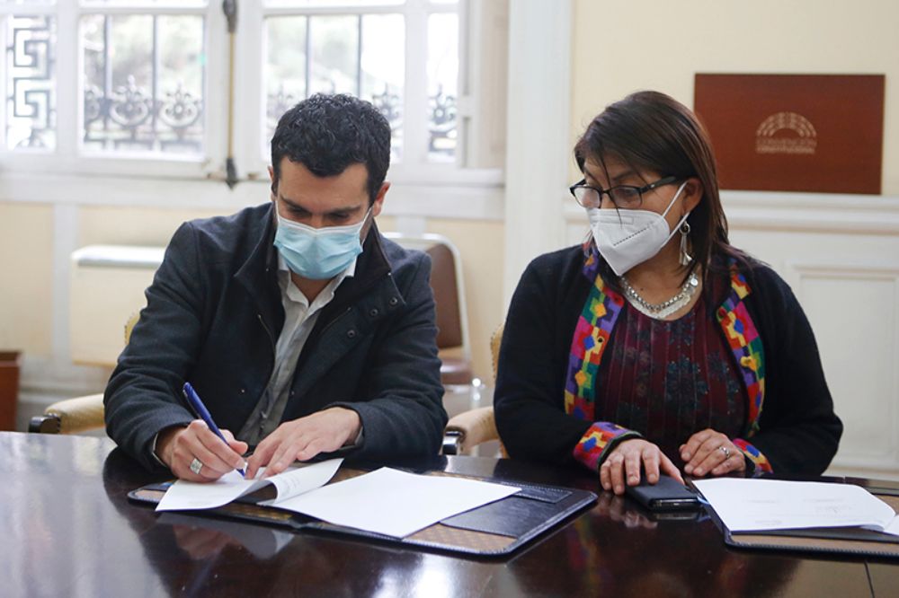 Por su parte, el vicepresidente de la instancia, Jaime Bassa, agradeció a quienes, dijo, "han permitido que la constituyente mantenga su ritmo, mantenga su trabajo".