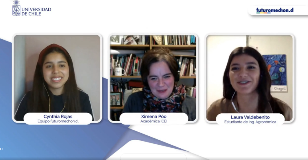 Desde su rol de madre, la académica Ximena Póo, aconsejó a las familias confiar en sus hijas e hijos, acompañarles sin estar encima y pensar que si estudian lo que les gusta serán felices. 