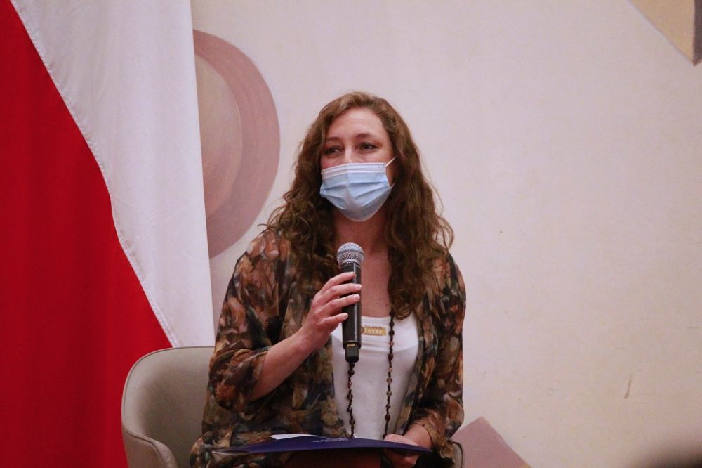 Sonia Pérez, vicerrectora de Asuntos Estudiantiles y Comunitarios, encabezó la actividad.