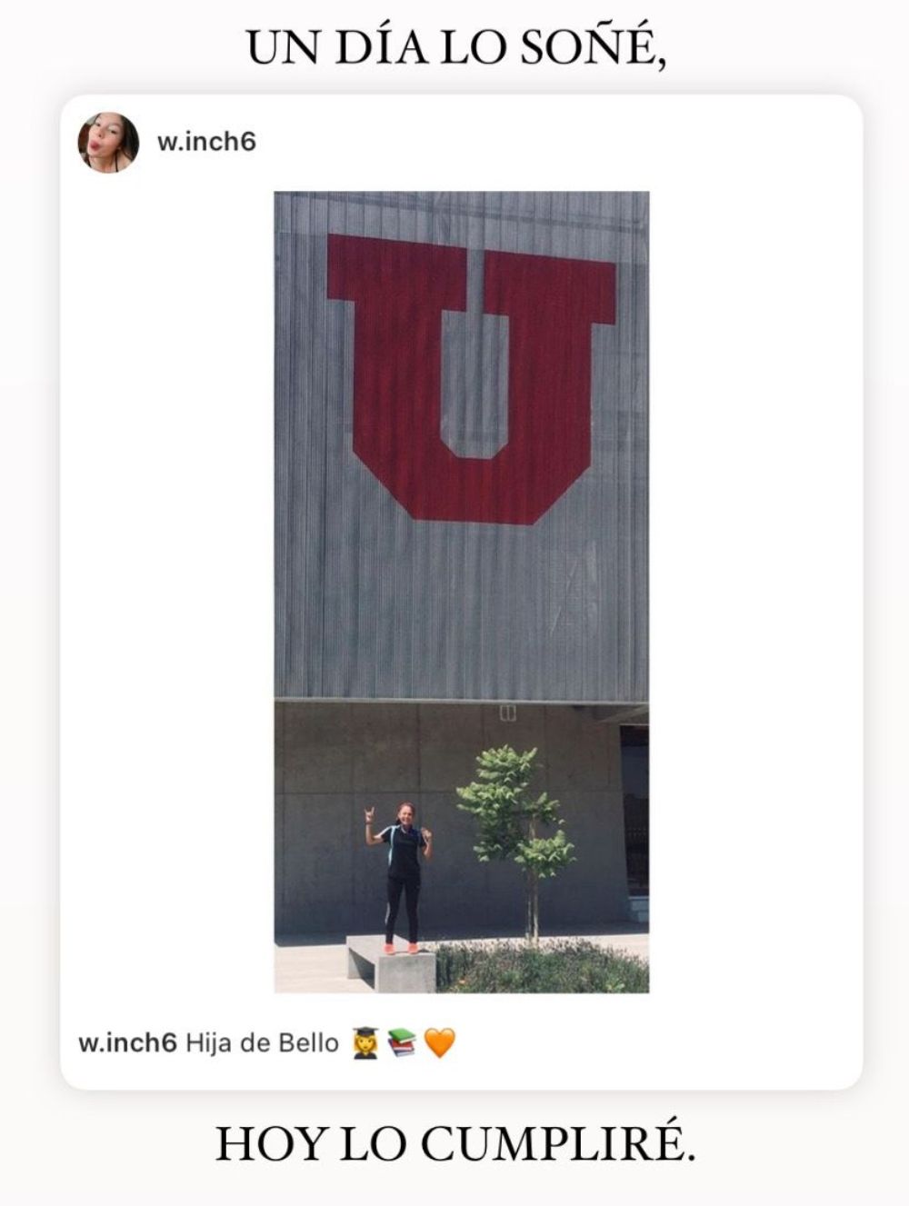 Hay que pensar en grande, señala la nueva estudiante de Derecho, quien imagina un futuro amplio y eligió la U. de Chile por su diversidad y comunidad con deportistas destacadas y destacados.