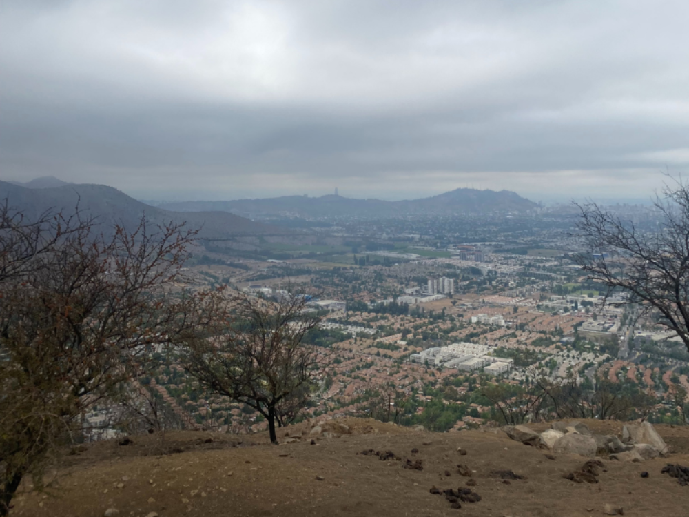 Panorámica del recorrido por los cerros de Huechuraba