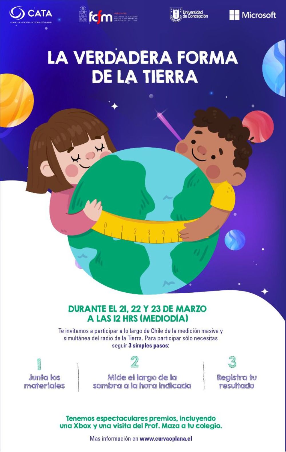 Quienes se atrevan a hacerlo estarán concursando por libros de divulgación, una Consola Xbox de última generación y una charla magistral con el profesor José Maza.