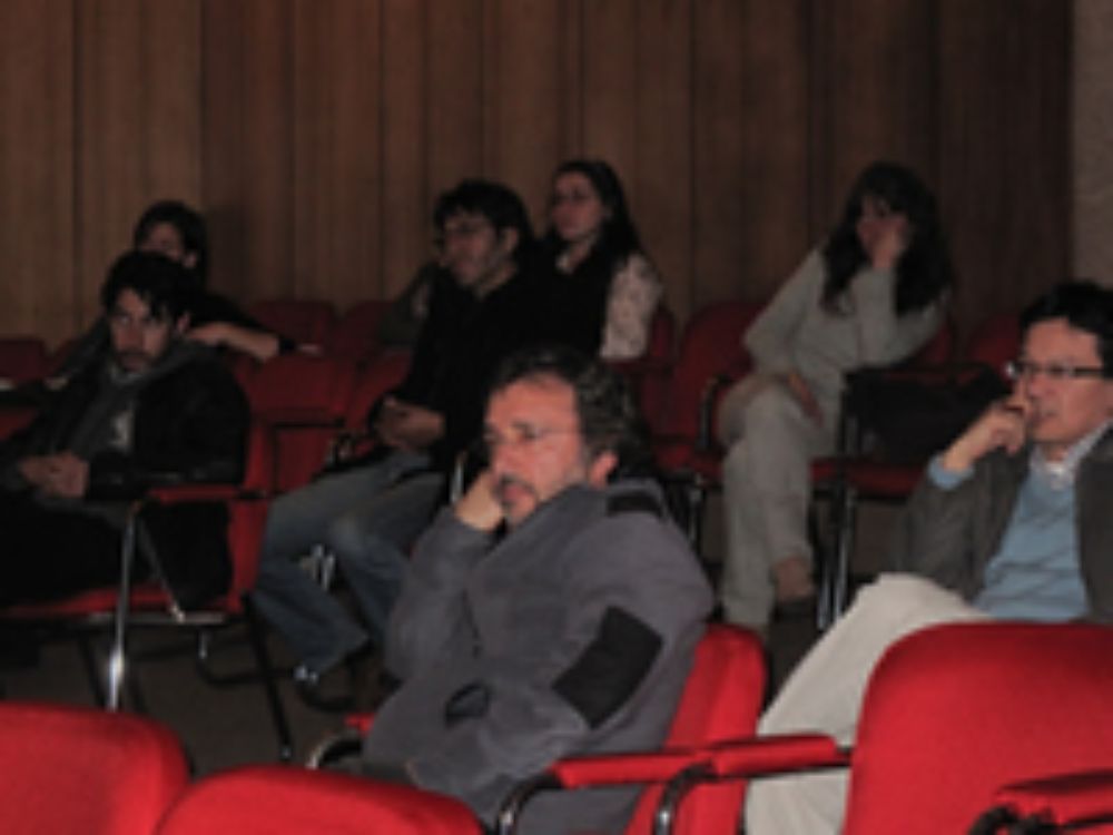 Autoridades del Departamento de Antropología estuvieron presentes en la ponencia.