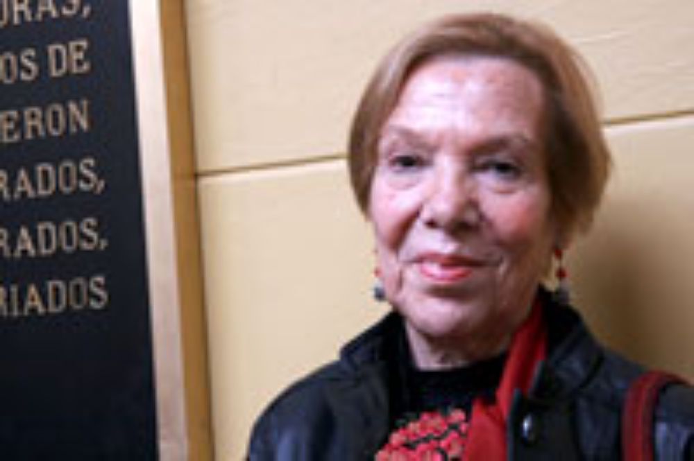 La Vicedecana de la Facultad de Filosofía y Humanidades María Eugenia Horvitz.