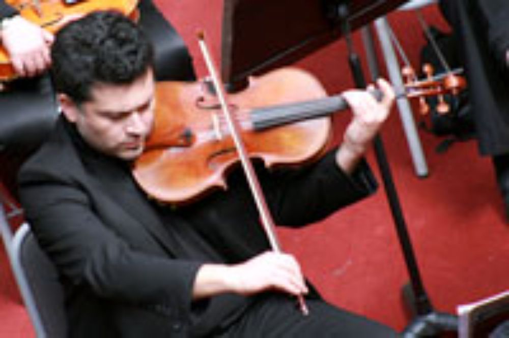 La Orquesta Sinfónica también se hizo presente en el acto.