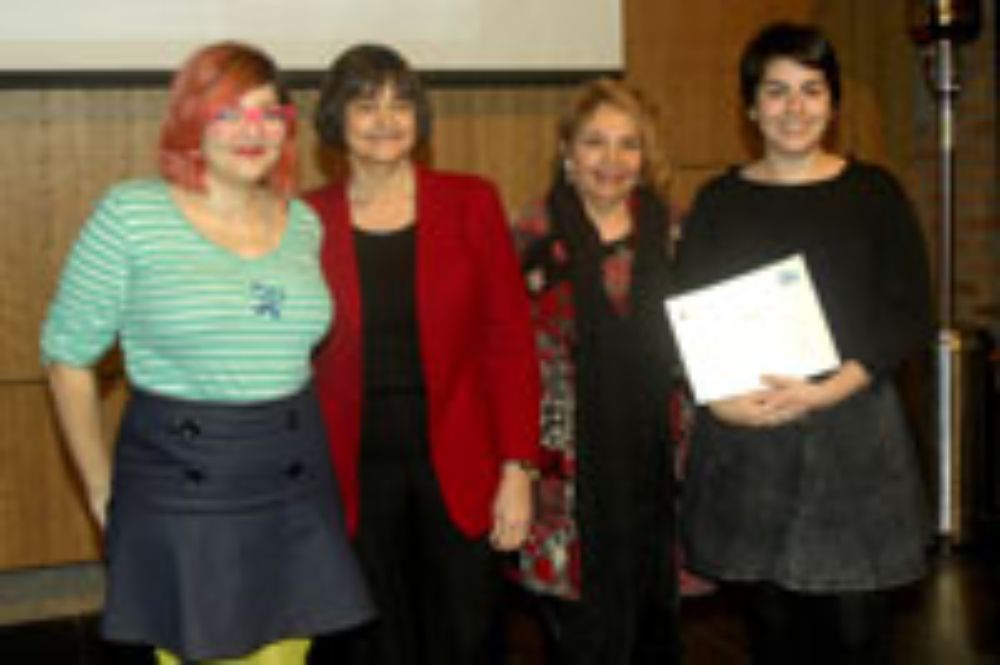 Camila Caris y el equipo del área de Educación del MAPA.