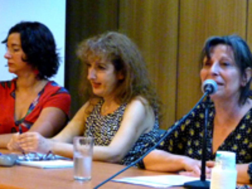 Prof. Marisol Facuse, Prof. F. Soldini y Prof. María Emilia Tijoux