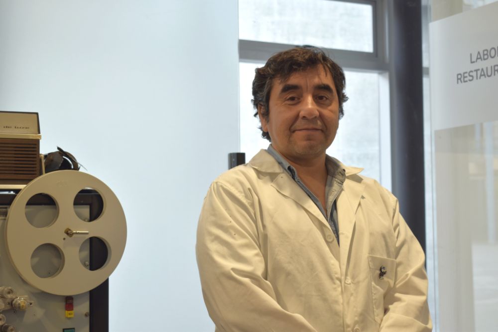 Carlos Ovando, Encargado del Área Técnica y Restauración de la Cineteca de la Universidad de Chile