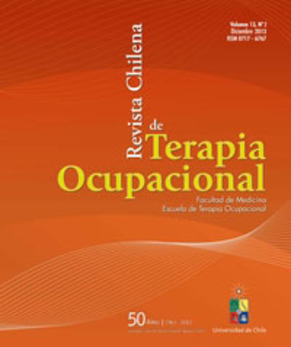 Revista Chilena de Terapia Ocupacional Vol. 13, No. 2, 2013