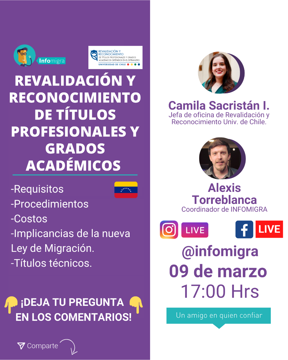 Charla Infomigra Venezuela