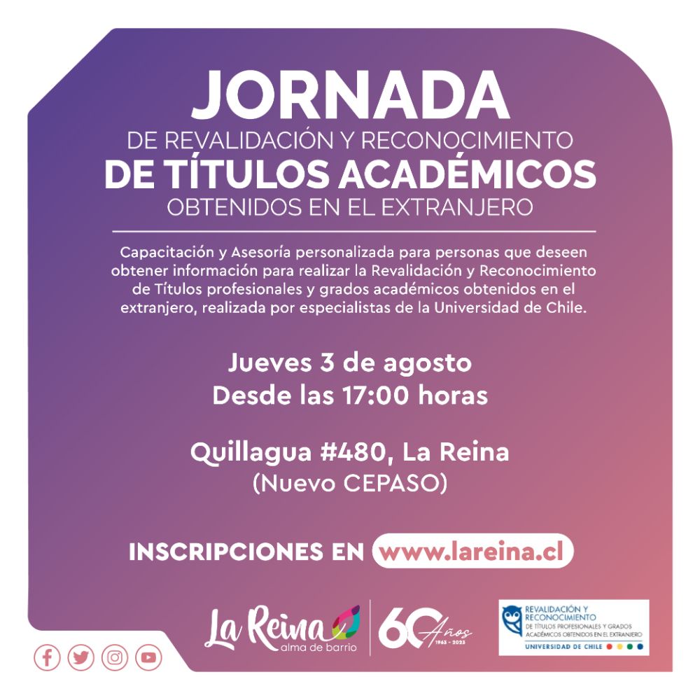 Jornada Revalidación Municipalidad de La Reina