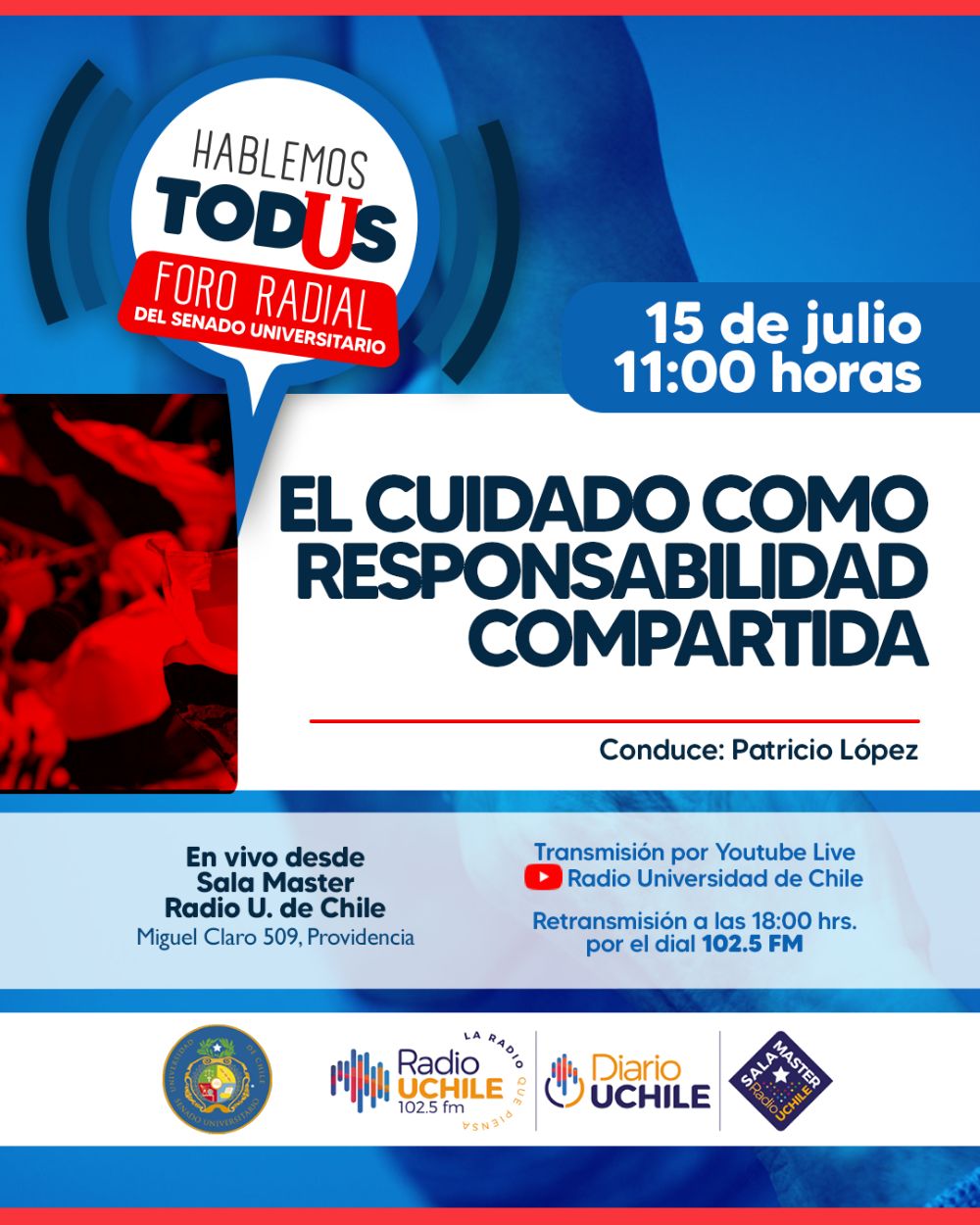 Foro radial Hablemos TodUs: El cuidado como responsabilidad compartida