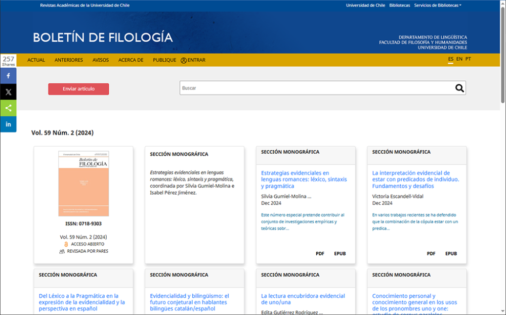 Boletín de Filología