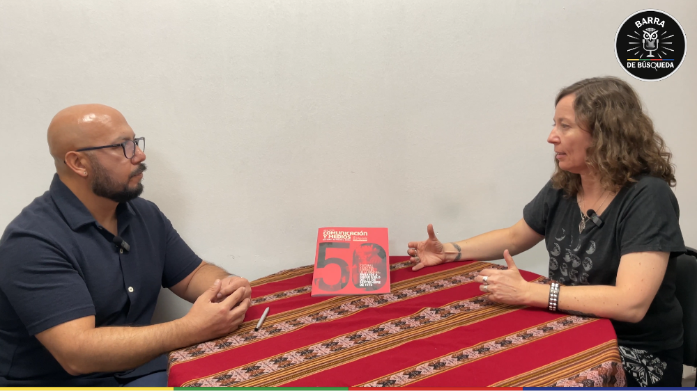 Cristián Calabrano (SISIB) entrevistando a Claudia Lagos (FCEI) 